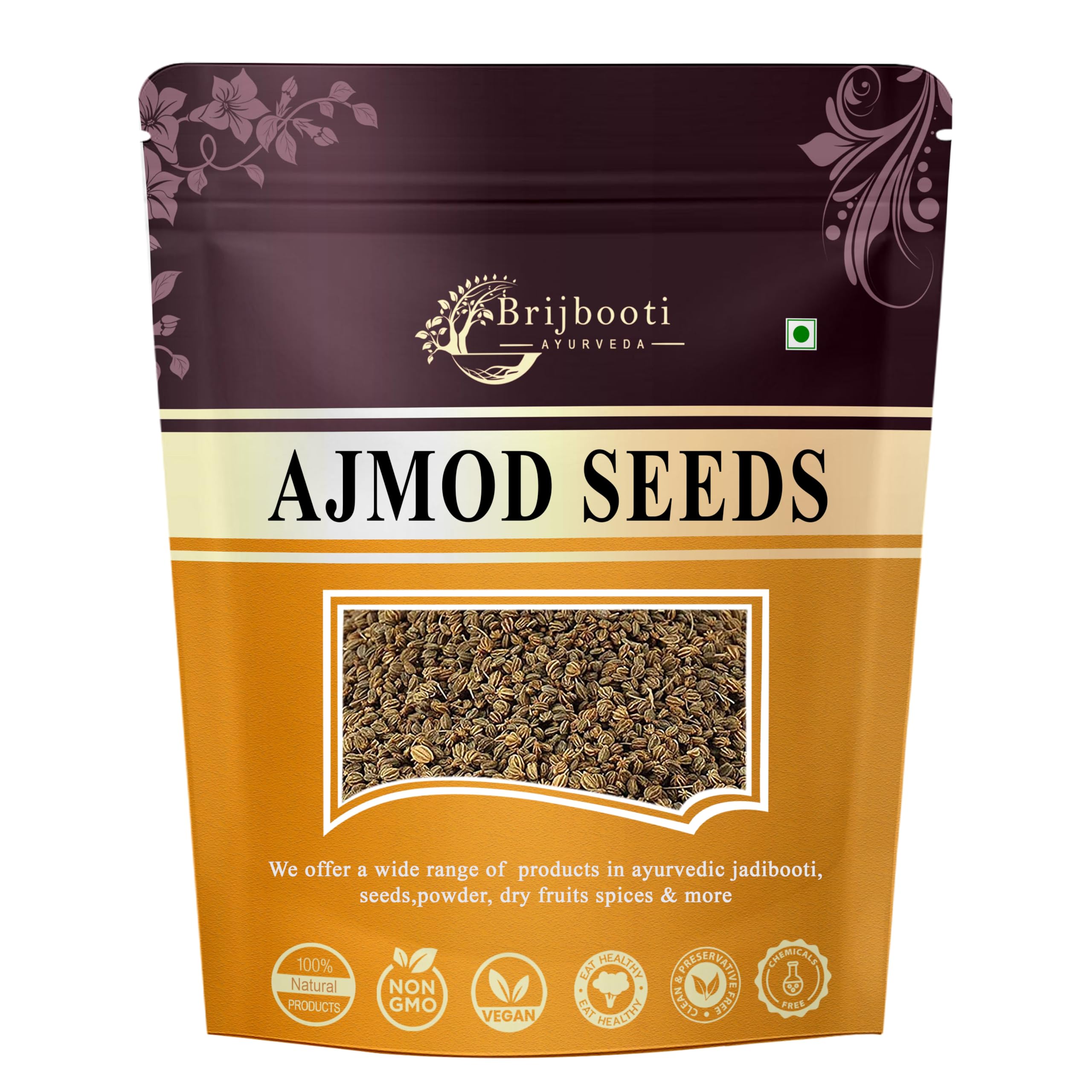 Brijbooti Ajmod 100 grams - Ajmoda - Apium Graveolens - Celery Seeds (B08WC4D9ST) Amazon Price History, Amazon Price Tracker