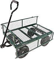 Vista 5 de Con un remolque de cuatro ruedas con un lado desmontable de doble cubierta, el coche de red multifuncional de acero resistente se puede utilizar