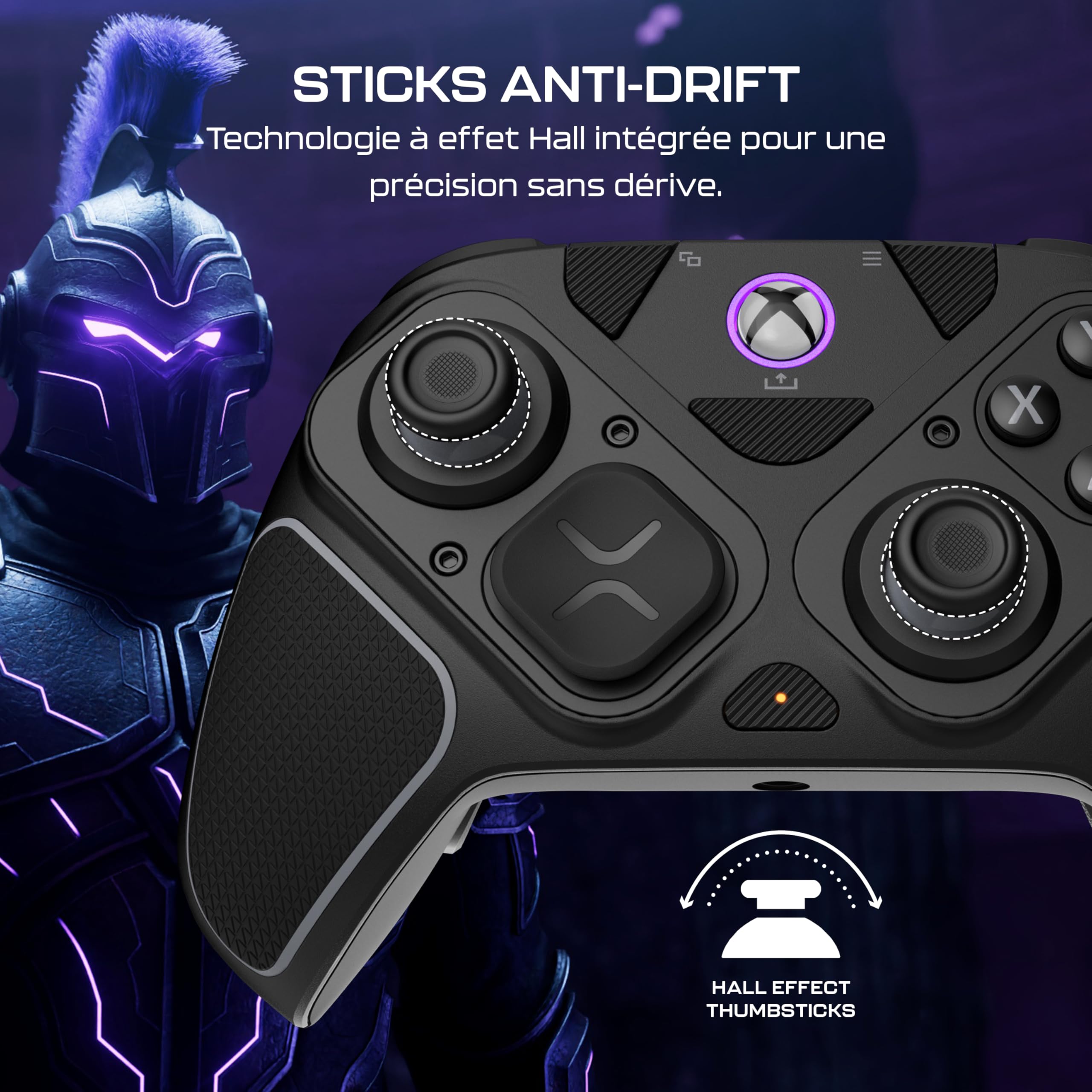 Turtle Beach Victrix Pro BFG Reloaded Noir Xbox Manette de gaming modulaire sans fil w/Bluetooth, module Fightpad et effet Hall pour Xbox Series X et S, Xbox One et PC