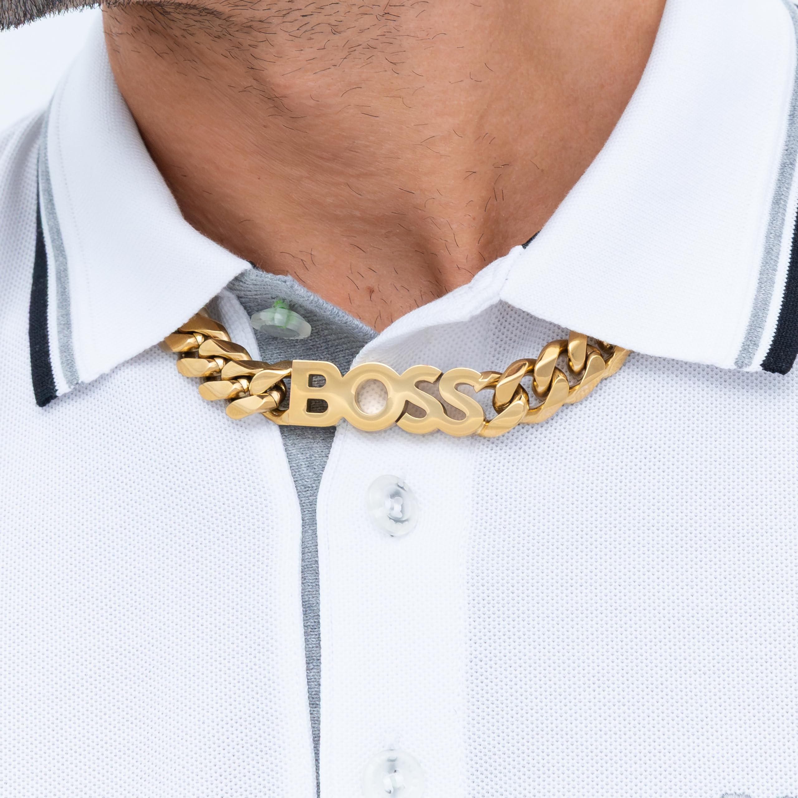 BOSS Jewelry Collar de cadena para Hombre Colección KASSY Oro amarillo - 1580442