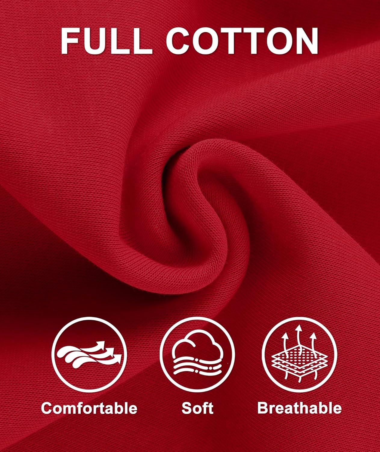 Little Beauty 3 Pack Boys Long Sleeve Shirts Cotton Crewneck Sweatshirts Soft Pullover Tops for Kids - Image 6