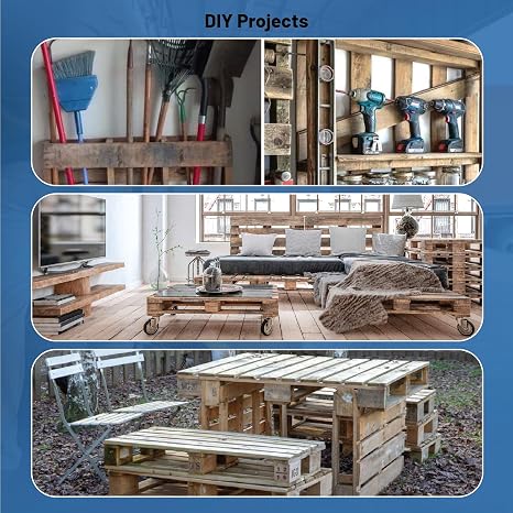 Greaton, Heavy-Duty 4-Way Entry Wooden Pallet 48x48x5, Industrial-Grade Hardwood Shipping Pallet, Durable, Reusable, Stackable, Easy to Handle, Commercial Use as a Floor-Pallet, 20 Pack