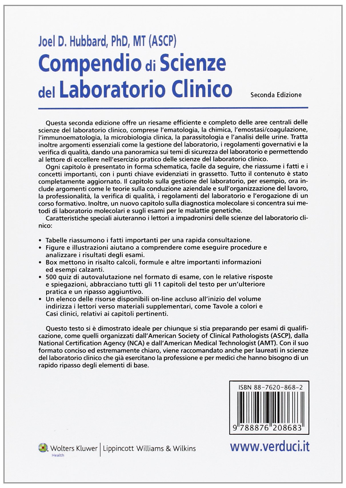 Compendio di scienze del laboratorio clinico