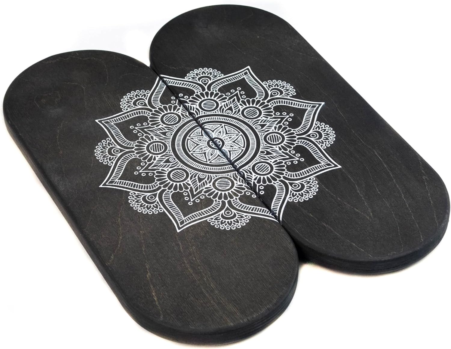 Sadhu Board With Galvanic Dynamic Nails for Yoga Practice - Handmade Wooden Relaxation Board for Acupuncture Massage, Standing on Feet - Yoga Gift (Nails 0.31 Inch, 8mm)
