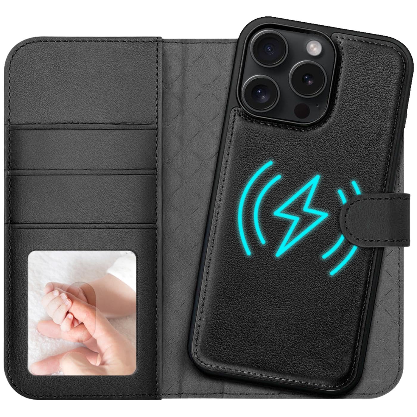 Coque iPhone 16 Pro magnétique compatible induction Verco - 8