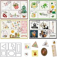 Vista 9 de Troqueles con Forma de Tarjeta 3D para Hacer Tarjetas, Juegos de Troqueles de Corte de Tarjetas de Regalo de Forma Rectangular, Troqueles de Banner