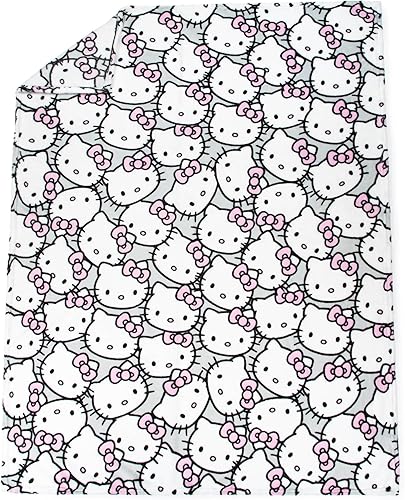 Miniatura 4 de Manta de Hello Kitty con caja de regalo de casa de juegos, manta de felpa mide 46 x 60 pulgadas, ropa de cama de forro polar súper suave edición
