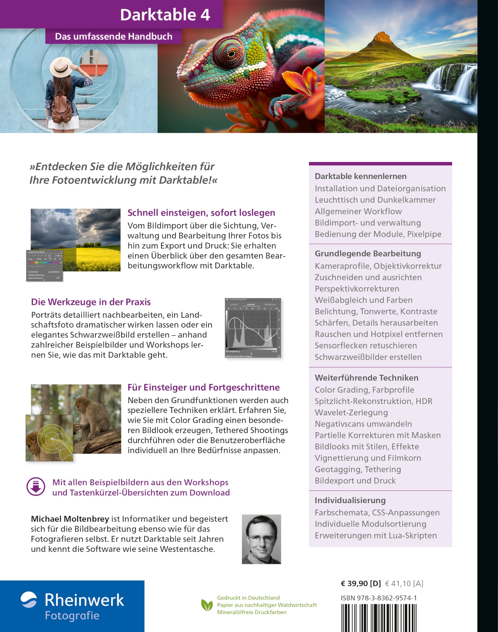 Darktable: Das umfassende Handbuch. Profi-Tipps und Expertenwissen zur Bildbearbeitung. Mit vielen Workshops und Beispielen