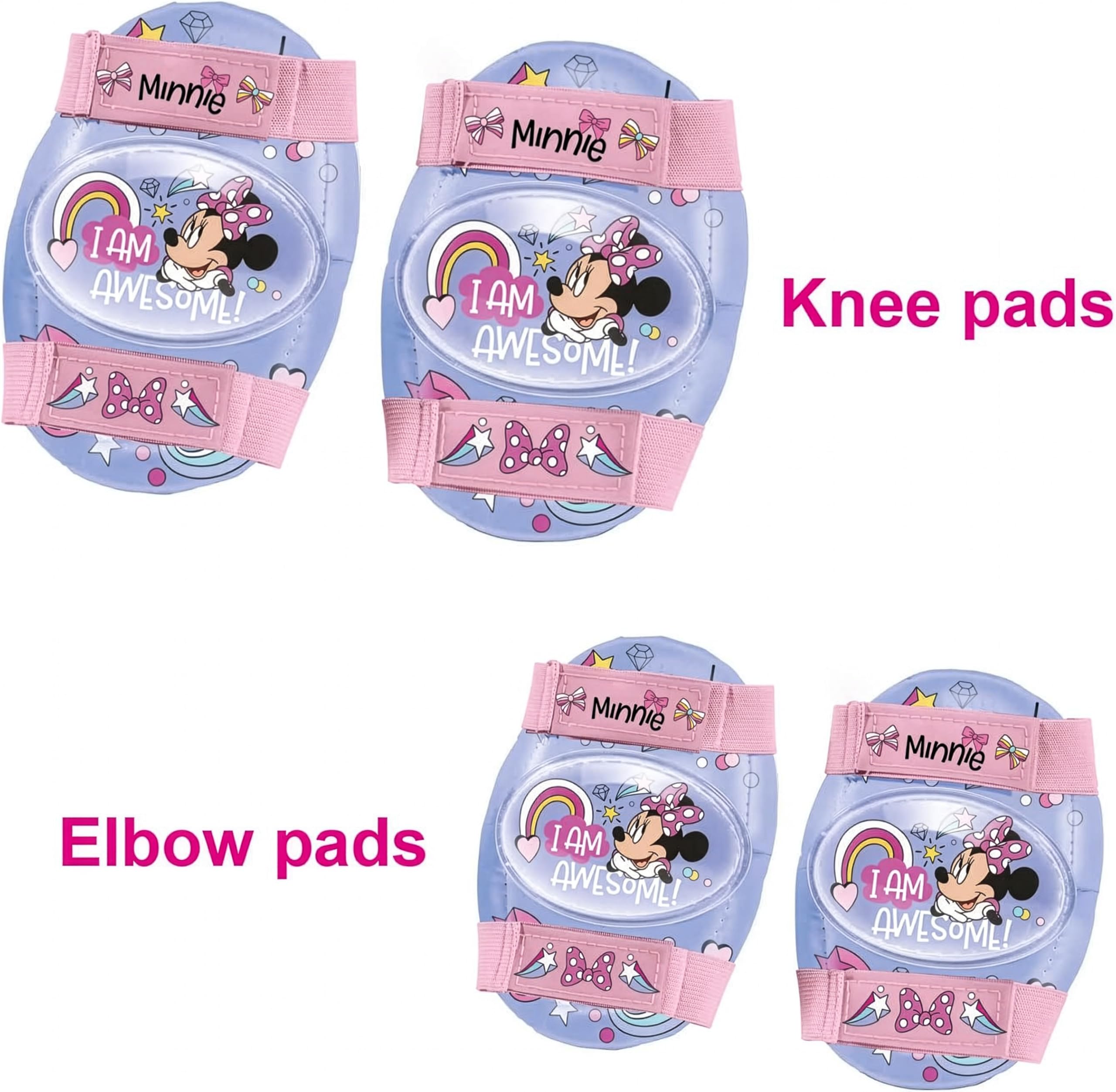 Mondo Toys - Patines de Ruedas Ajustables Minnie Disney para Niños, Talla del 22 al 29-28701 - 5