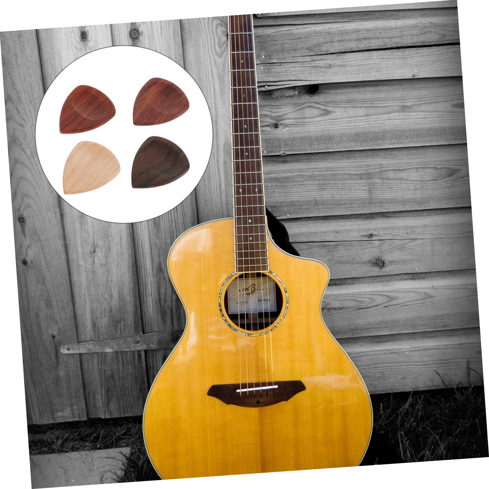 HEMOTON 20pezzi Plettri Per Chitarra e Accessori Per Musicisti Facili Trasportare e Utilizzare