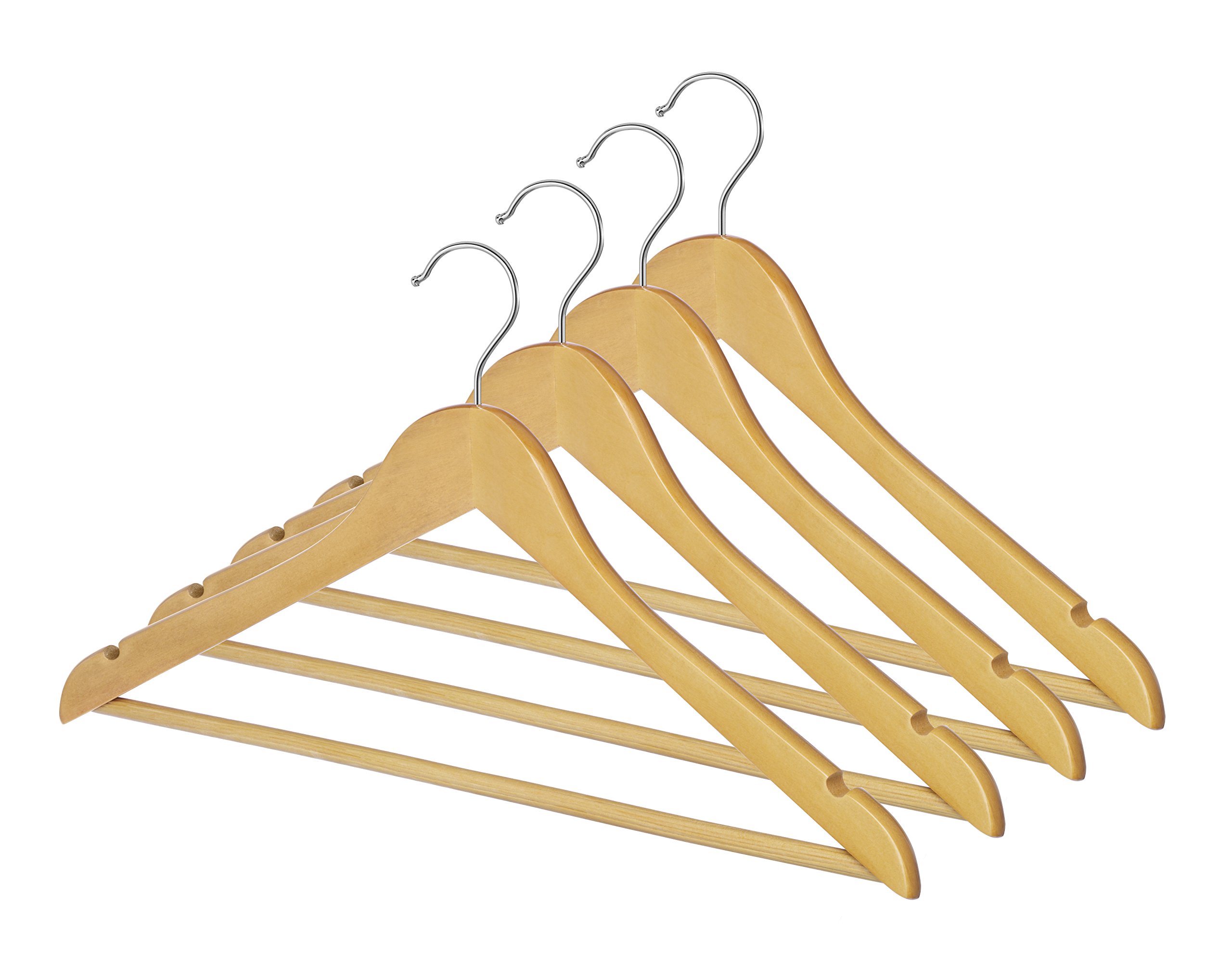 Whitmor Suit Cintre finition premium lot de 4 supports de costume durables