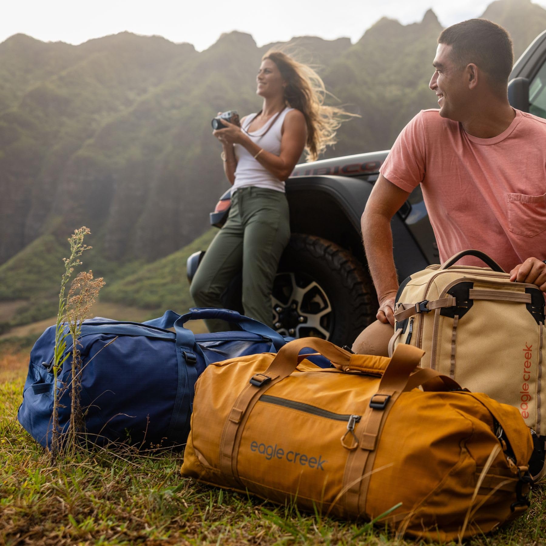Eagle Creek No Matter What Duffel 90L Weekender Bag Reisetasche 33 x 82.5 x 33 cm Atlantic Blue