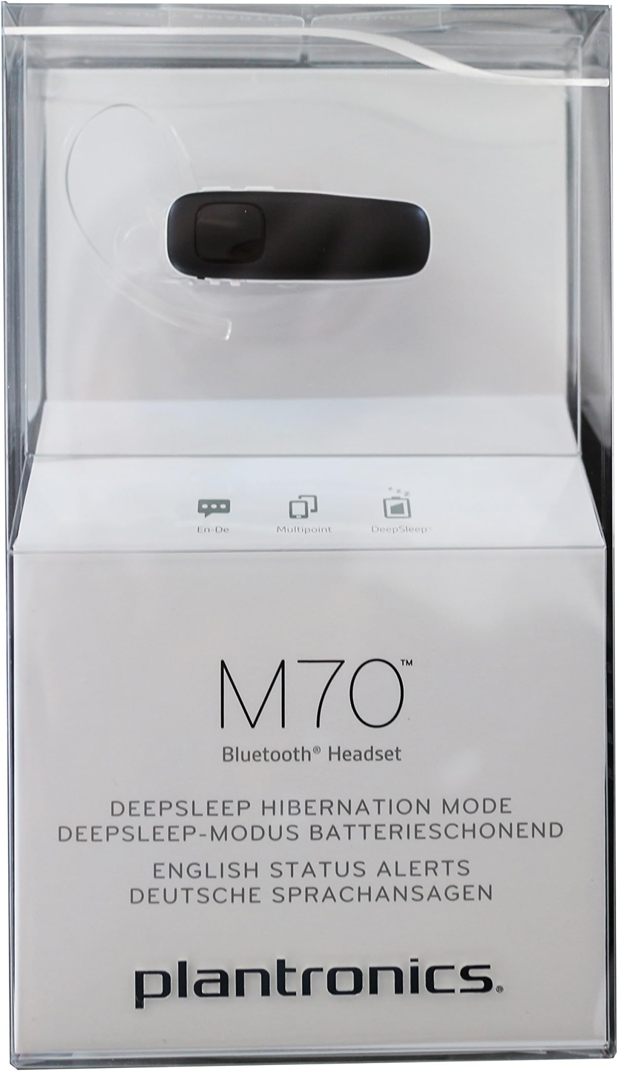 Headset M70, Bluetooth 3.0, Black Plantronics