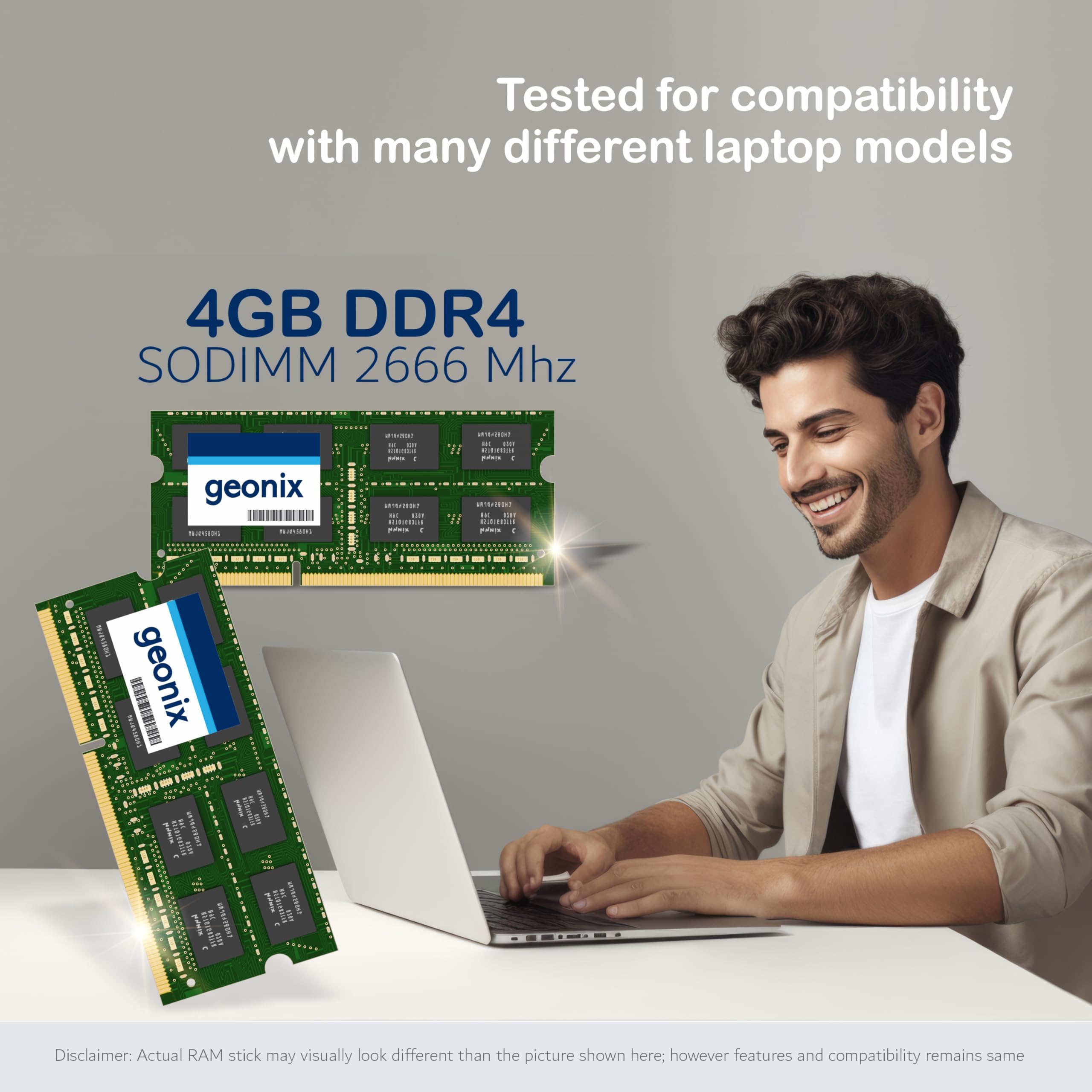 Geonix 4GB DDR4 Laptop RAM - Boost Performance -4 Geonix 4GB DDR4 Laptop RAM - Boost Performance -4