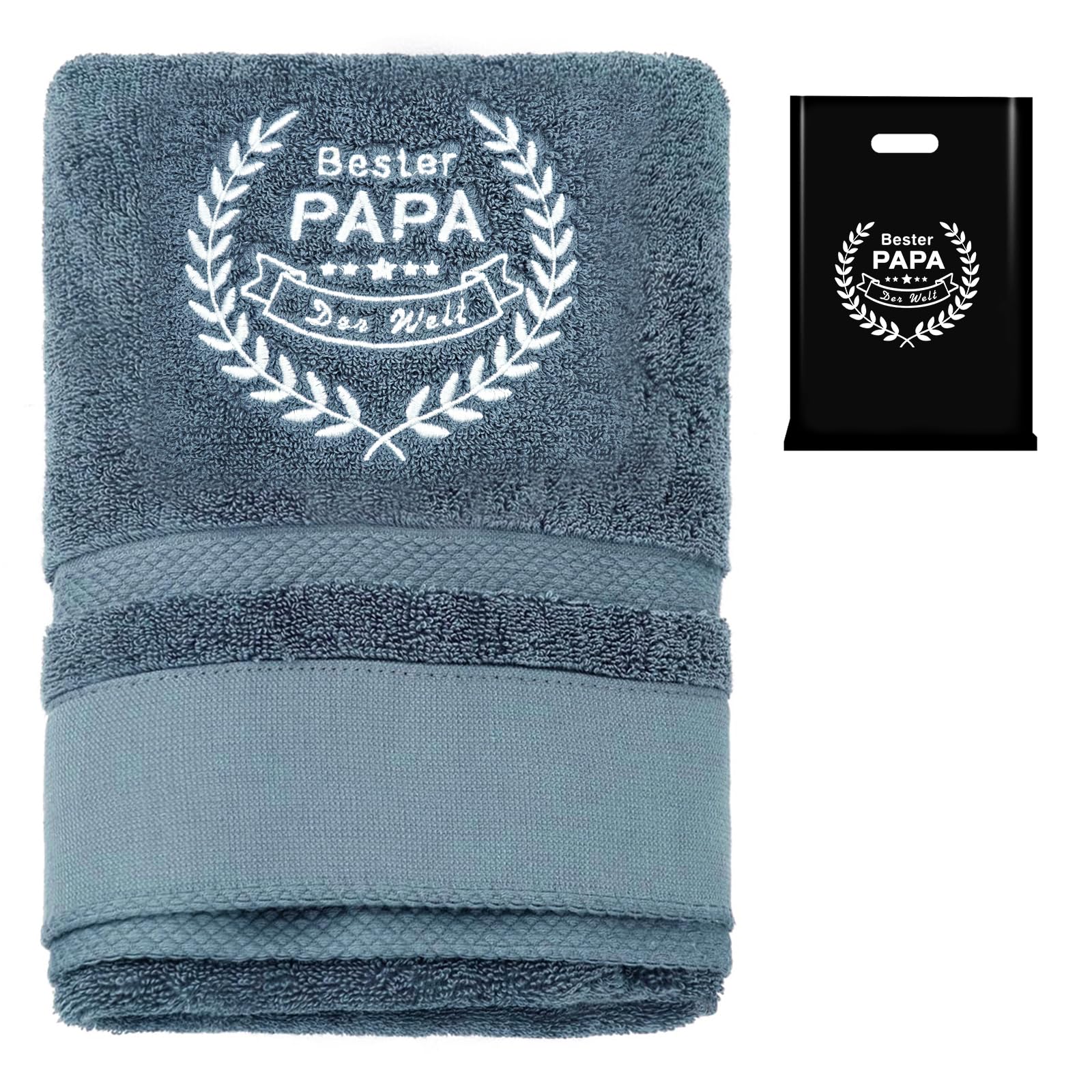 Abc Casa Verjaardagscadeau voor mama of Moederdag, handdoek met geborduurde roos en super mama, een praktisch cadeau-idee voor mama, een duurzaam nuttig cadeau