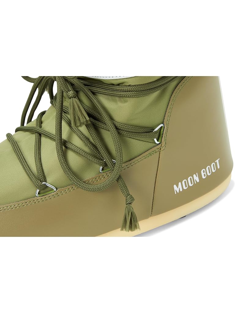 Khaki MOON BOOT Icon Low Nylon