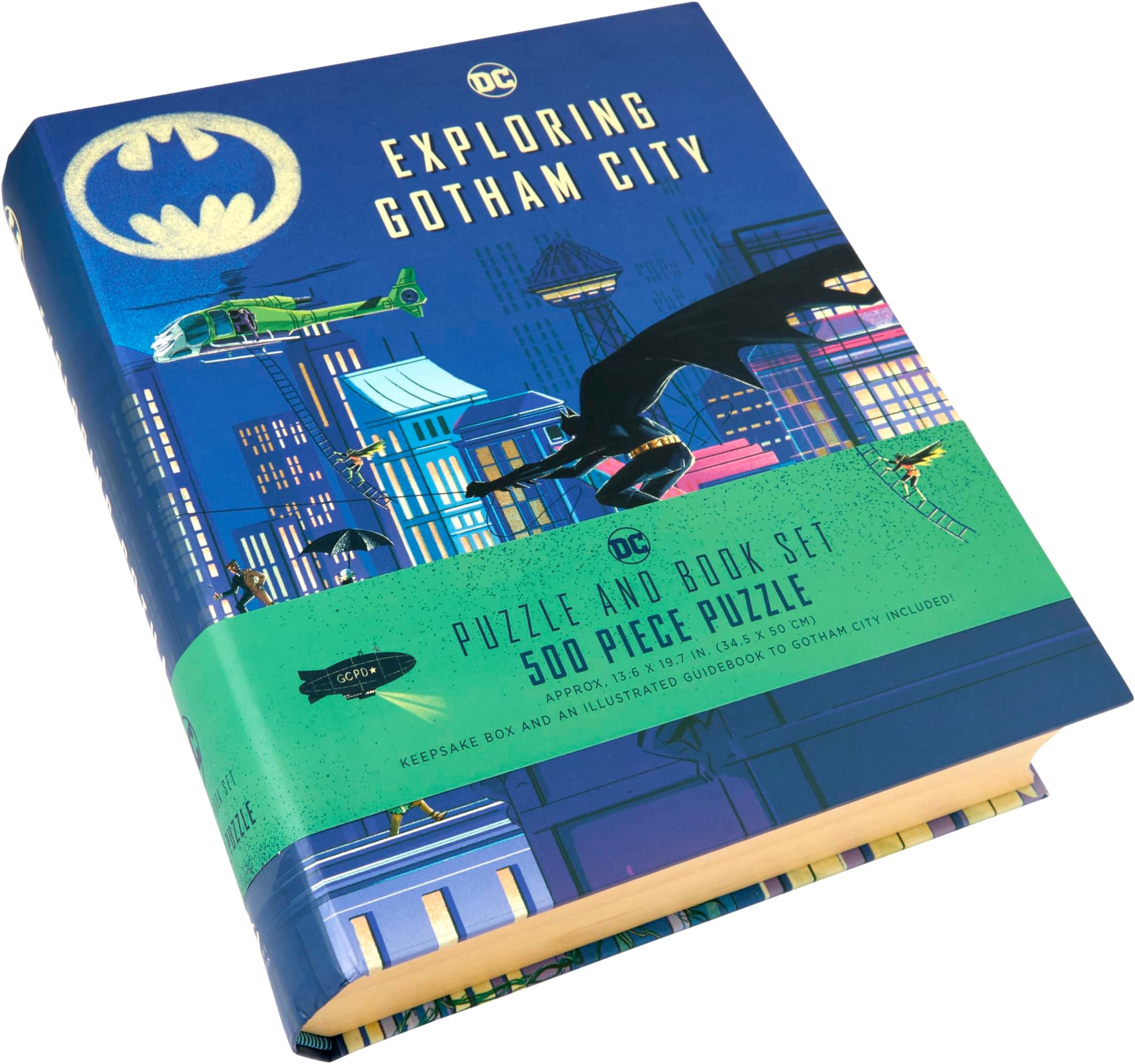Exploring Gotham City Puzzle and Book Set