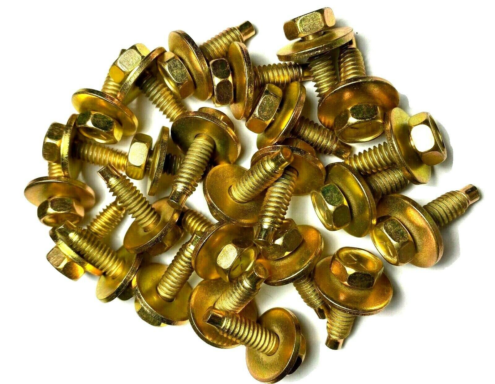 Set Of 10 Factory-Correct 1/4-20 Bolts With Dog Point For Ford Lincoln Mercury Classics
