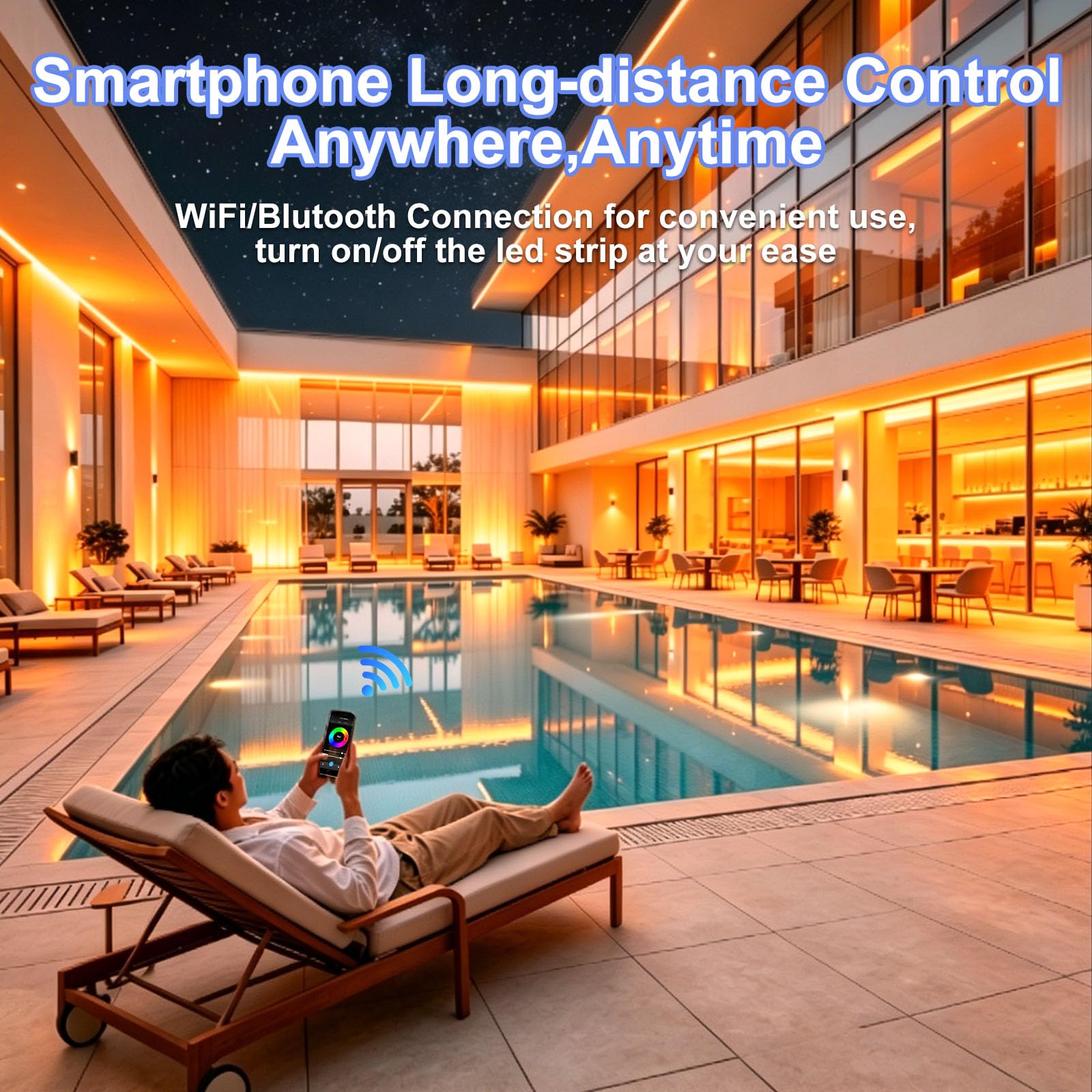 C03W RGB WiFi Bluetooth LED Contrôleur,Vocale/APP Contrôle | Alexa/Google Home/Tuya/Smart Life,Contrôle de Groupe 4PIN RGB Ruban LED COB SMD,Fonctionne WR01RF RC03RFB Remote,DC12-24V