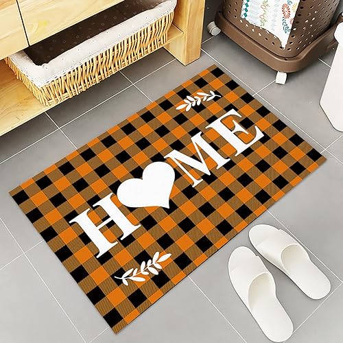 Miniatura 67 de Alfombras de cocina de Navidad absorbentes antideslizantes para piso, árbol de Navidad, muñeco de nieve y copo de nieve, alfombras y tapetes