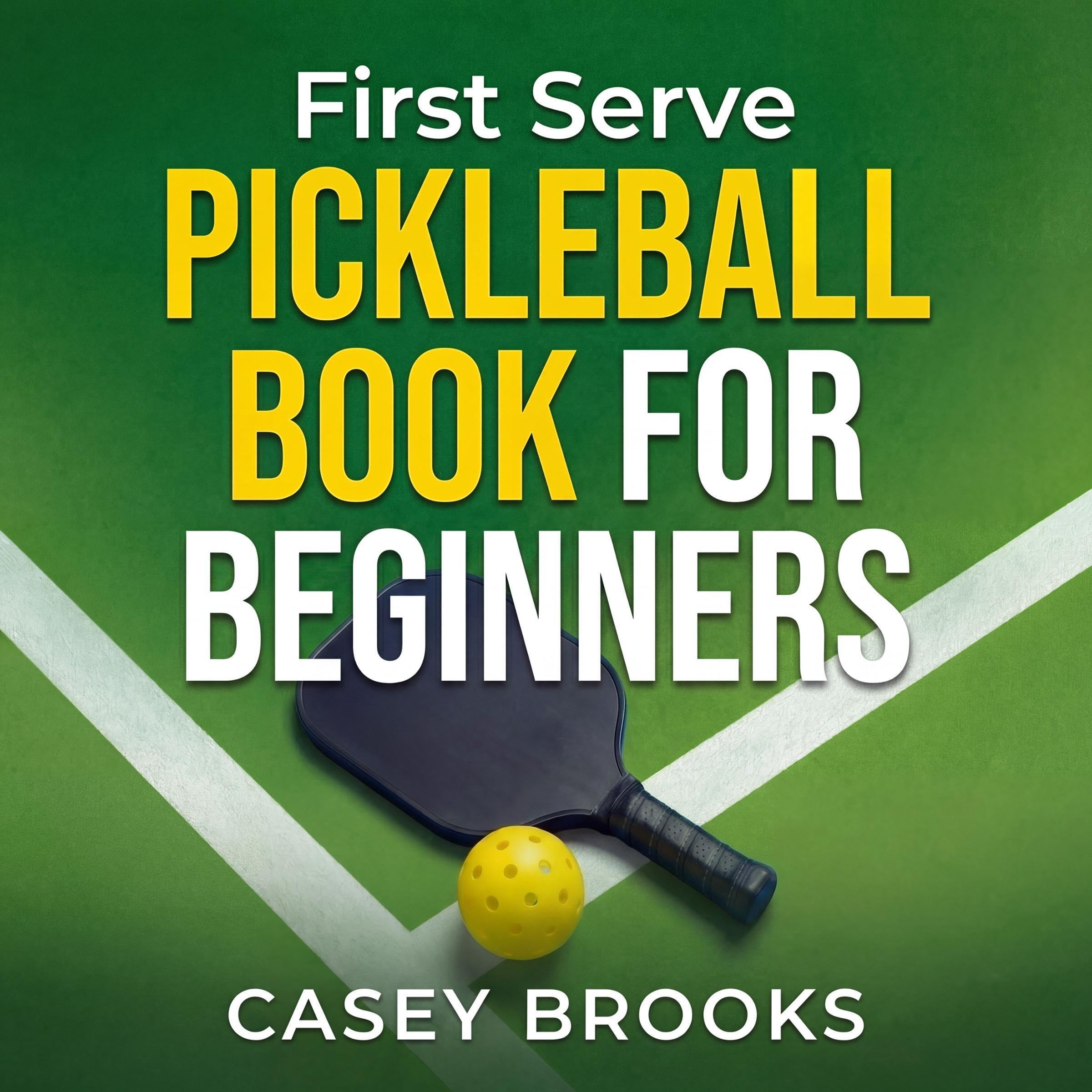 Cover art for First Serve: The Pickleball Book for Beginners