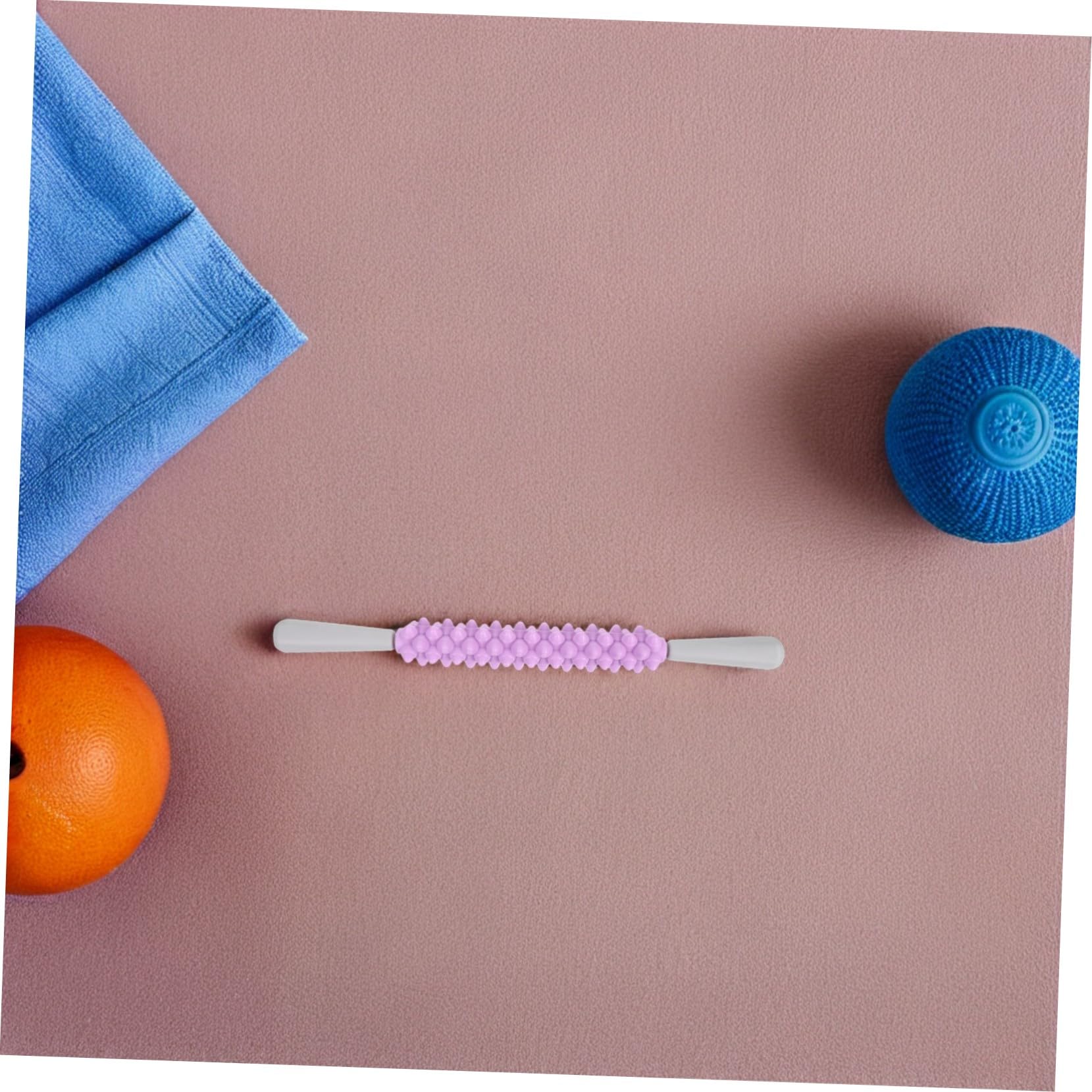 Bastone Massaggio Profondo a Rullo Tpr Ergonomico per Muscoli | Design Leggero e Portatile, per Atleti e Appassionati Fitness, Aiuta Recupero e Tensione