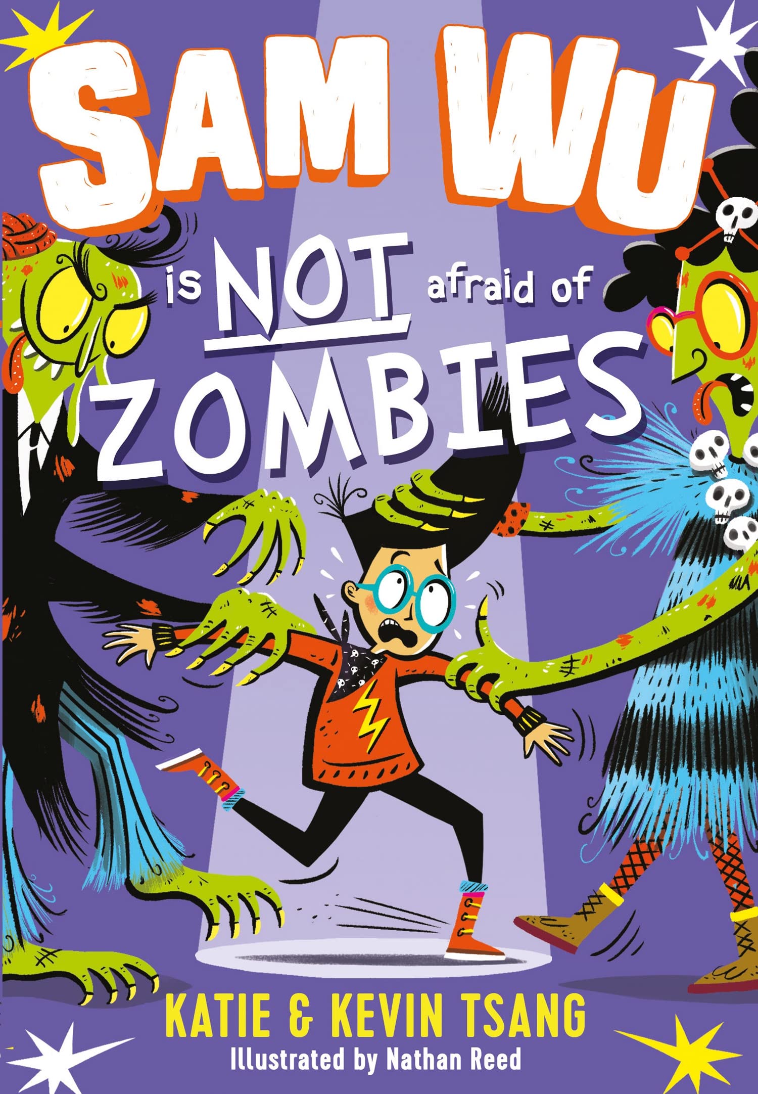Sam Wu is Not Afraid of Zombies: A Laugh-Out-Loud Illustrated Comedy About Facing Your Fears