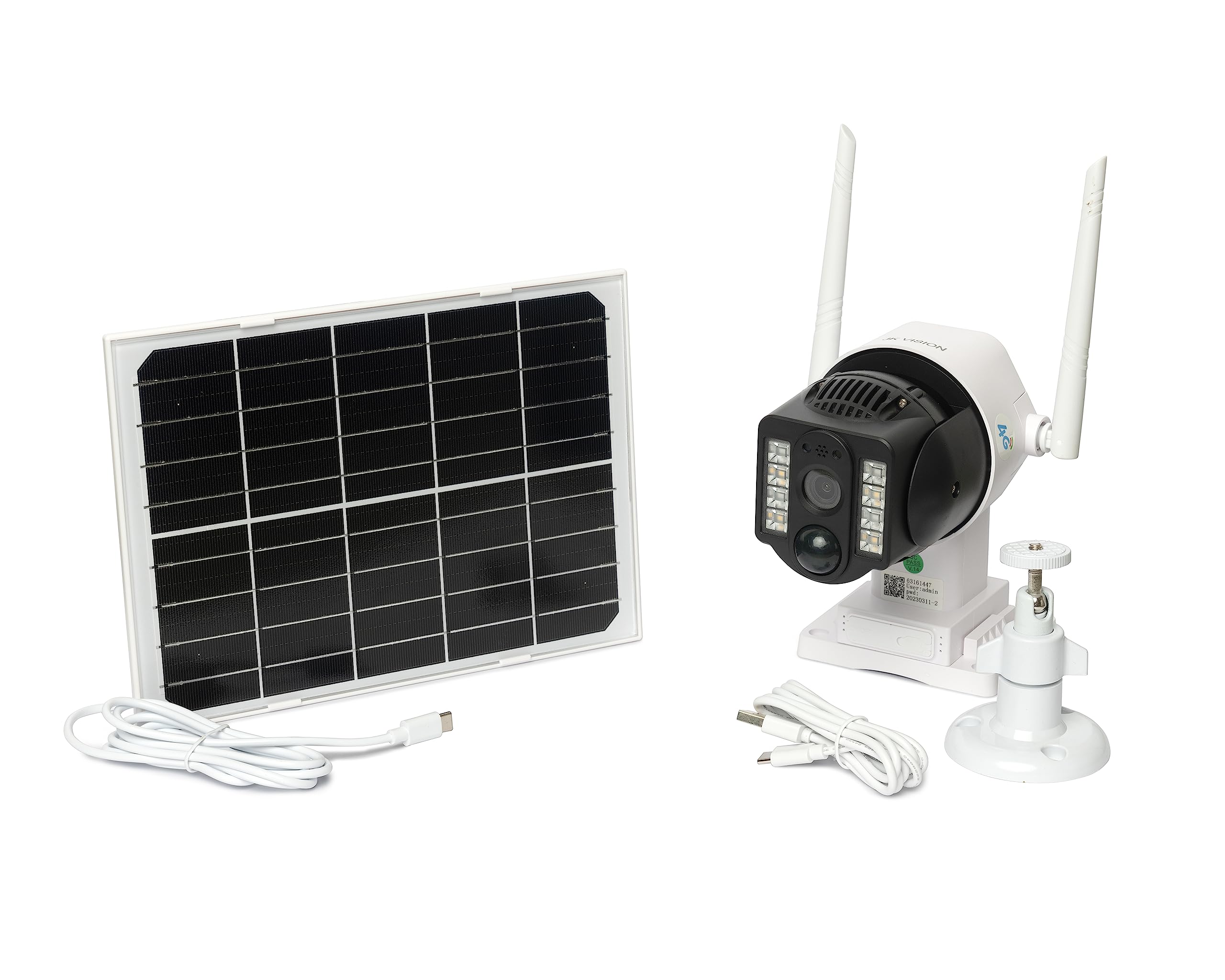 JK Vision H6 Pro 4G Solar Powered 3MP SIM Card Supported Wireless CCTV Security Camera, IP65 Waterproof, Two-Way Audio, PIR Motion Detection, Pan Tilt.-image-26