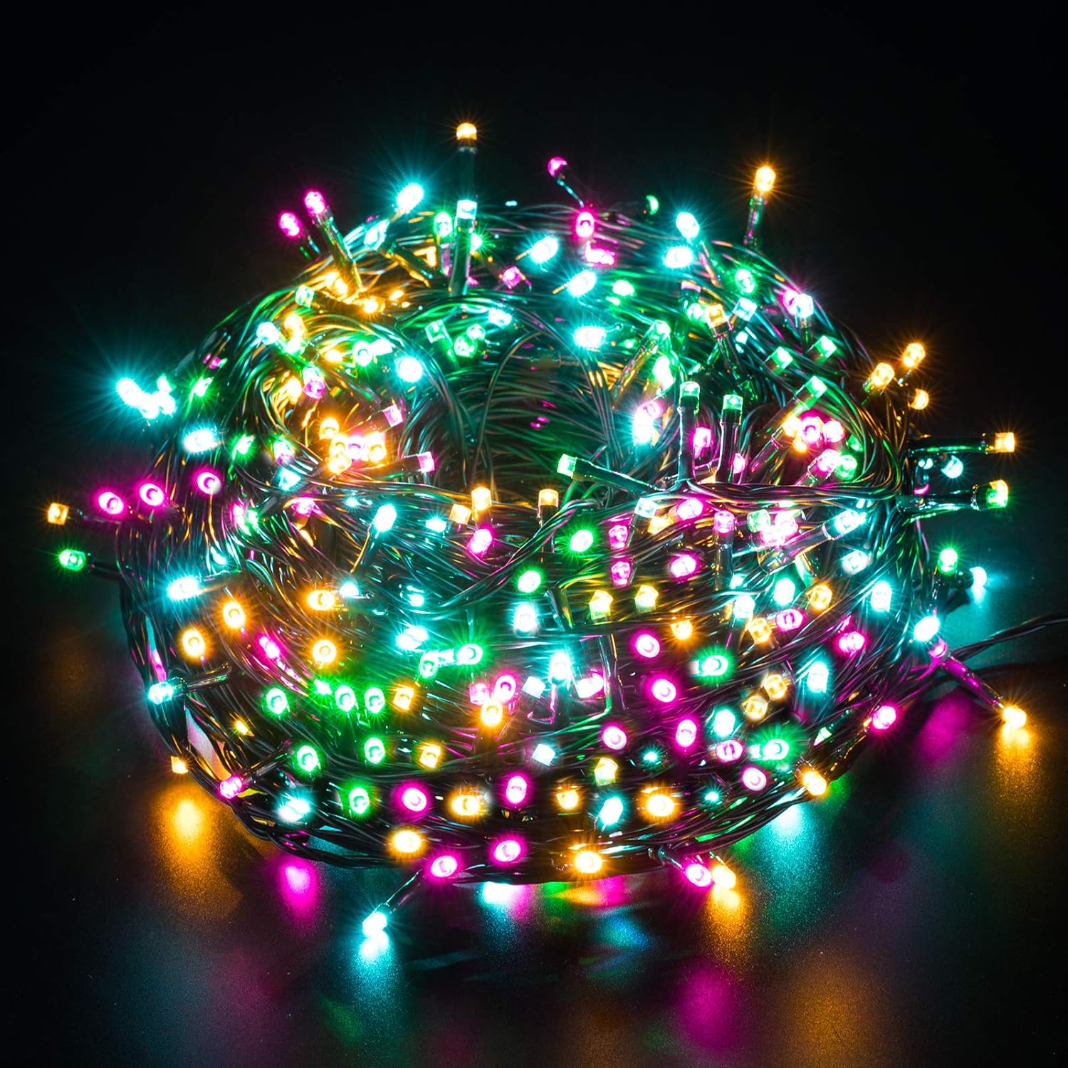 Elegear 100M/1000 LED Christmas Fairy Lights Mains Powered with 8 Modes