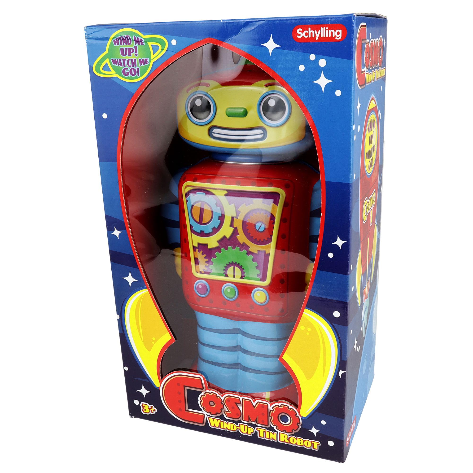 Freak Scene Giocattolo in Latta Robot Cosmo Grande Robot in Latta a Carica