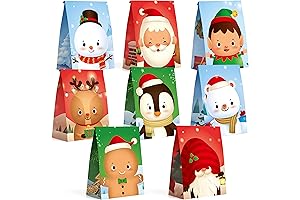 Mocoosy 24 Pack Christmas Party Favor Bags: The Perfect Holiday Goodie Bags for Kids