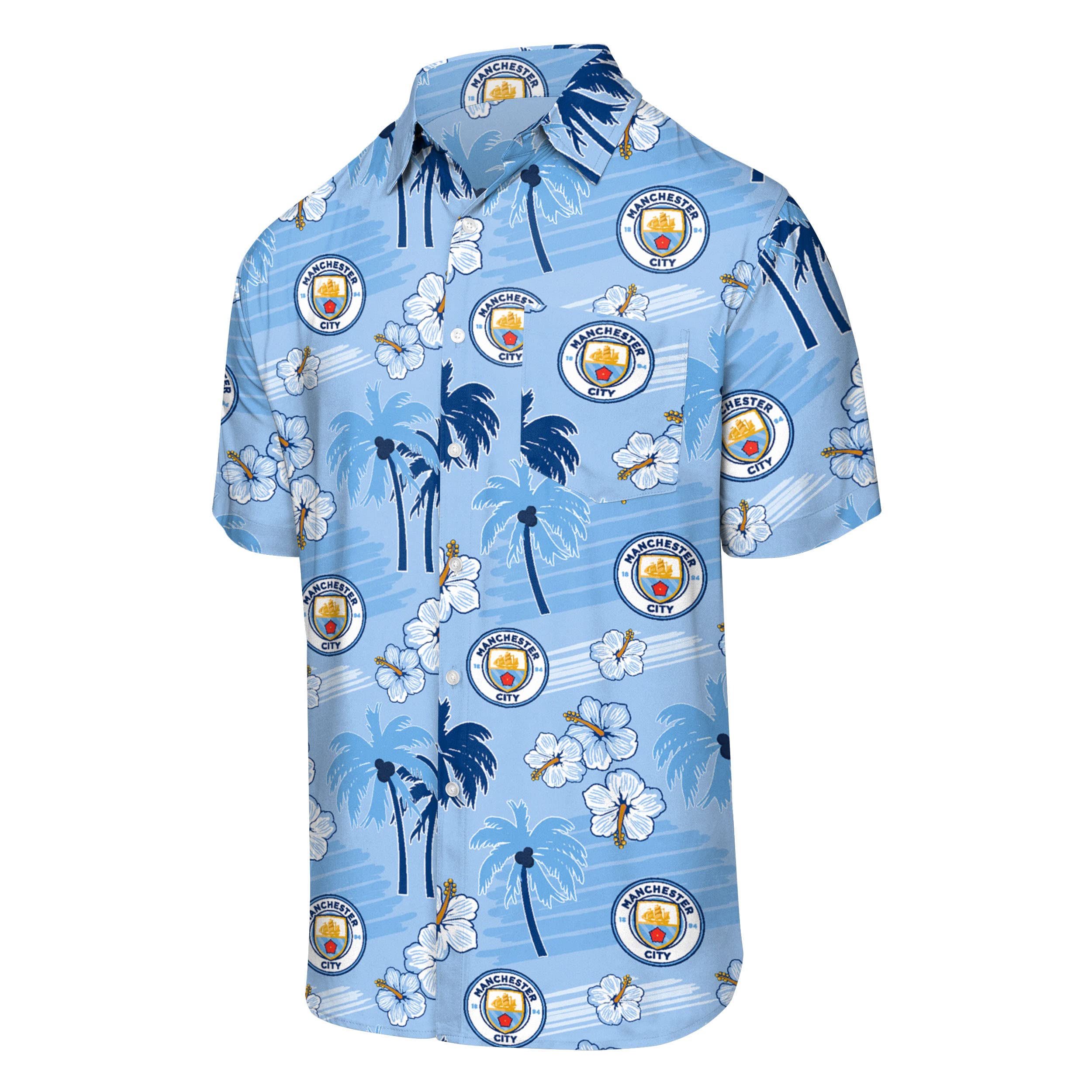 FOCO Officially Licensed Islander Tropical Football Shirt (as8, Alpha, s, Regular, Regular, Manchester City FC) - Image 3