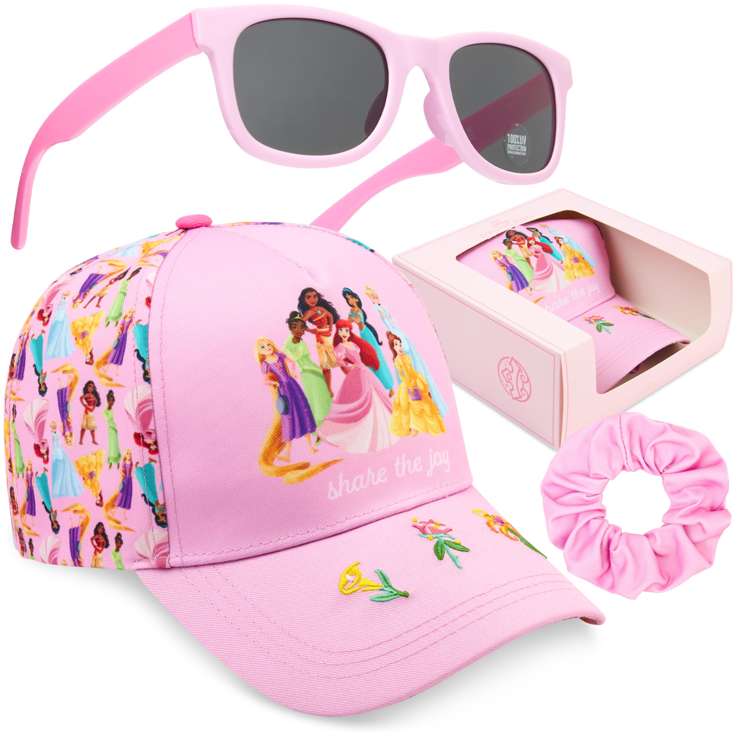 Patrulla Canina | Frozen | Princesas Disney | Minnie Mouse | Barrio Sesamo Gorra Niña con Gafas de Sol UV400 y Coletero Set, Accesorios Niña de Verano — view 9