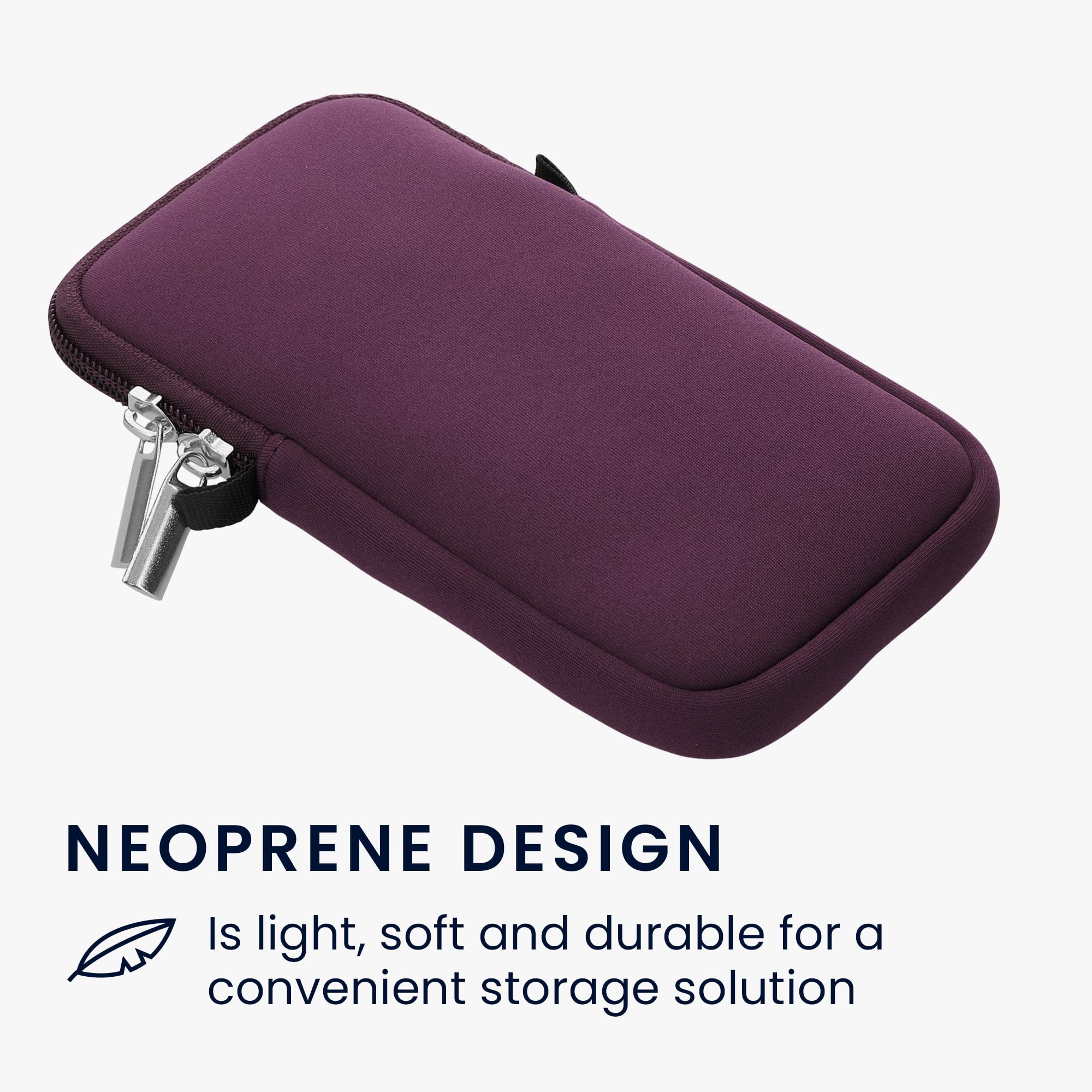 Kwhmobile Housse Universelle Smartphone - Pochette Néoprène 17,7x8,5 Cm Pour Téléphones XXL Jusqu'à 7"