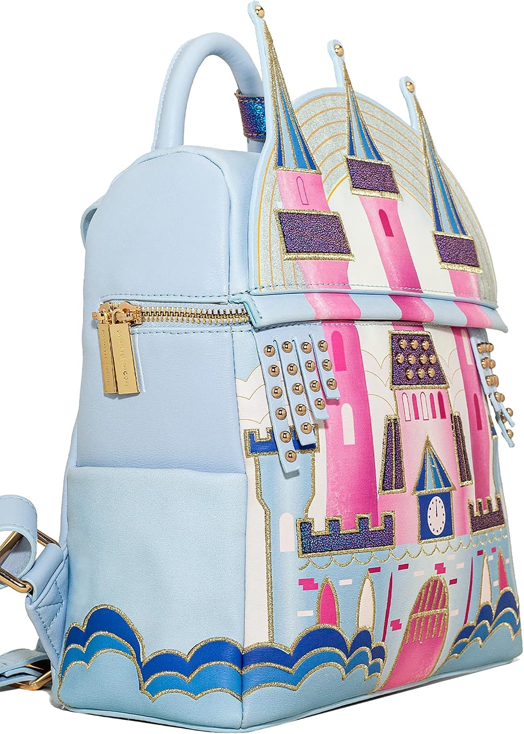 Danielle Nicole X Disney Sleeping Beauty Castle Mini Backpack - Fashion Cosplay Disneybound Cute Backpacks Multicolor