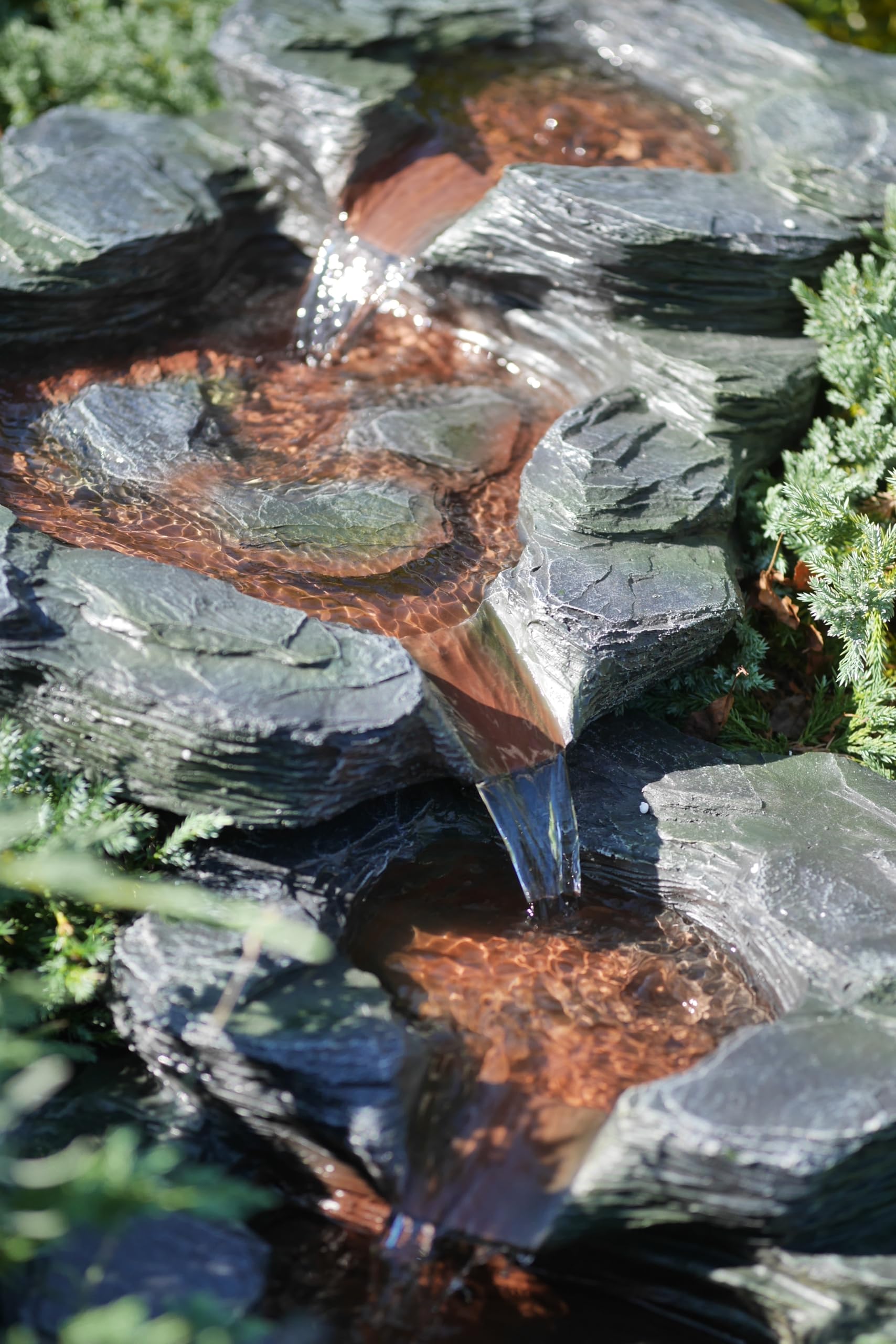 Köhko Elément de ruisseau Greifenstein sans entrée d'eau pour votre jardin 14007M