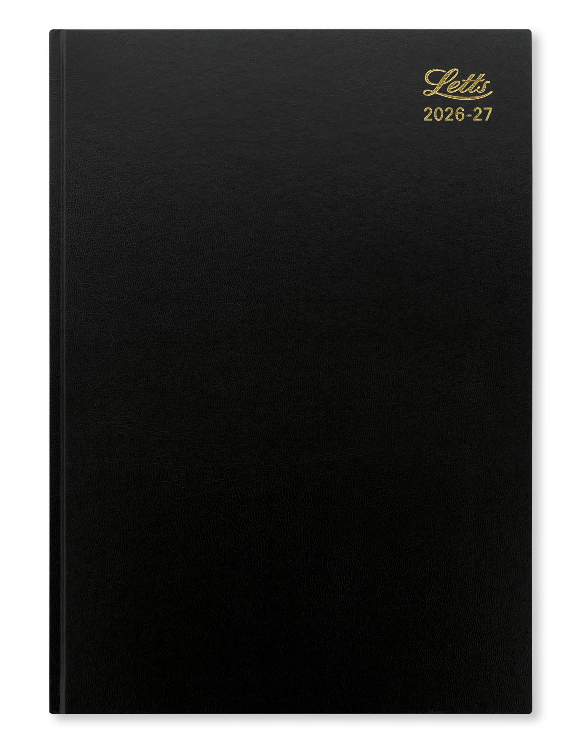Letts Academic Diary 2026 - 2027 A4 Week To View English Black A3zbk