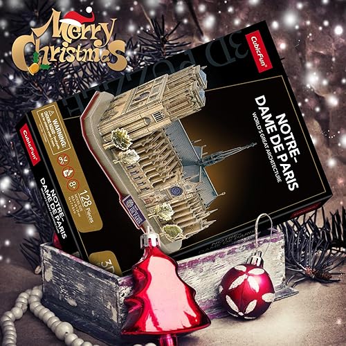 Miniatura 7 de Rompecabezas 3D para adultos National Geographic Notre Dame de París rompecabezas 3D para niños de 8 a 10 años 12 a 14 años artes y manualidades