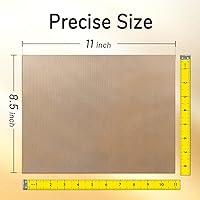 Vista 3 de TransOurDream Paquete de 3 hojas de teflón de PTFE tamaño S de 8.5 x 11 pulgadas para mini prensa de calor, resistente al calor, papel