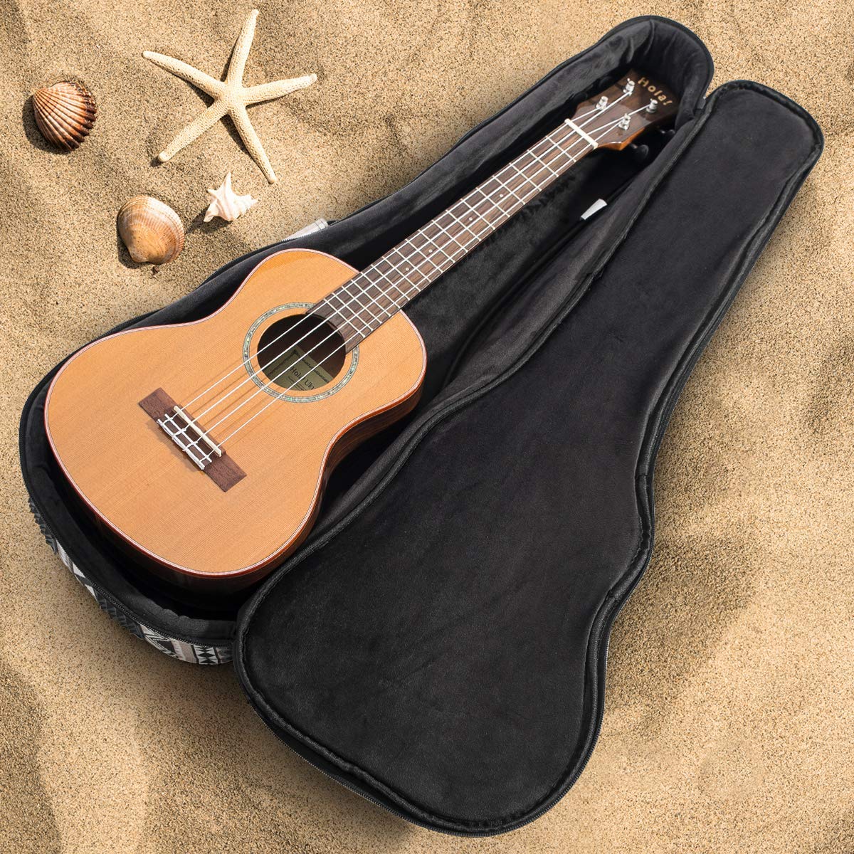 Hola. Heavy Duty para ukelele de concierto con 15 mm acolchado