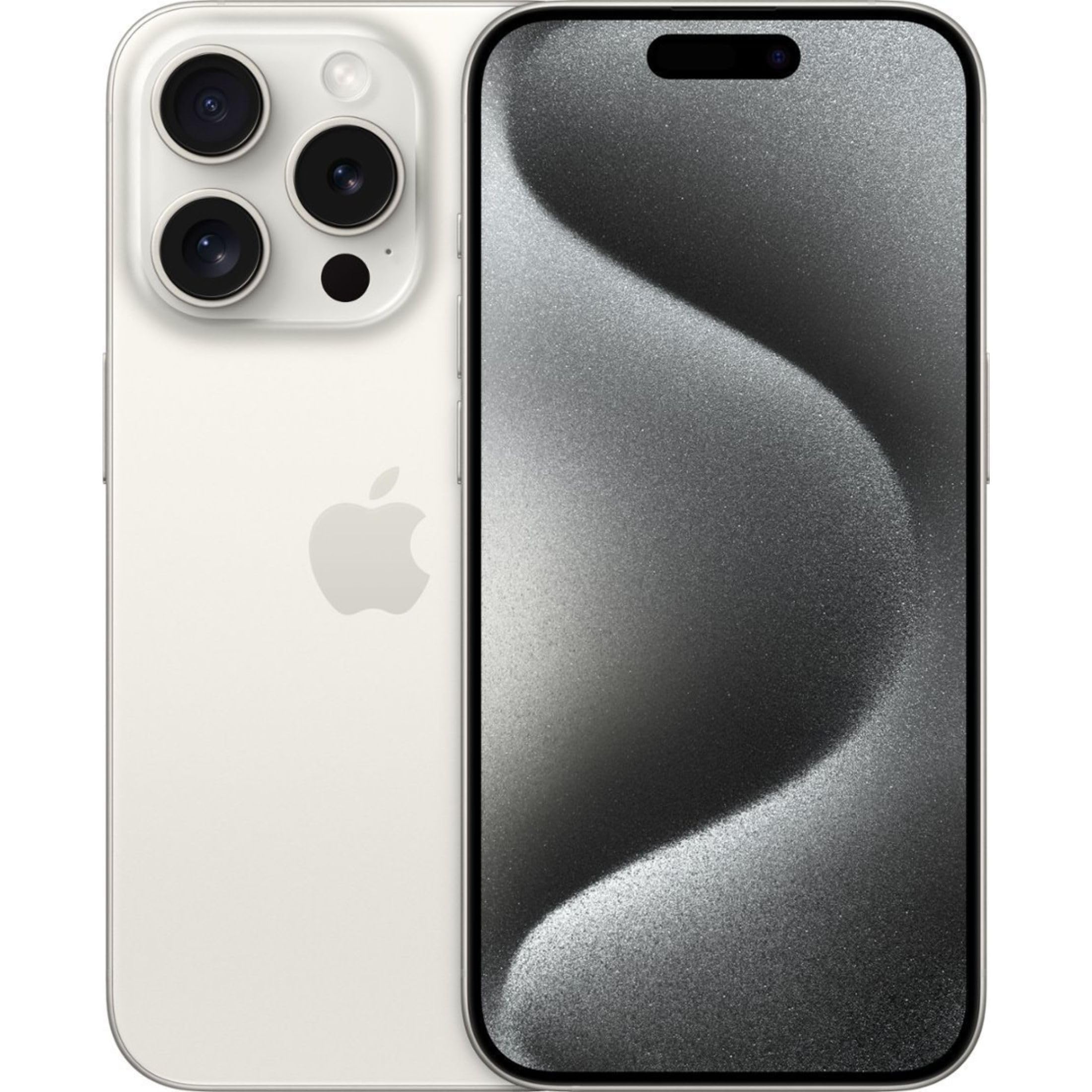Apple iPhone 15 Pro, US Version, 256GB, White Titanium for Cricket Wireless (Renewed Premium)