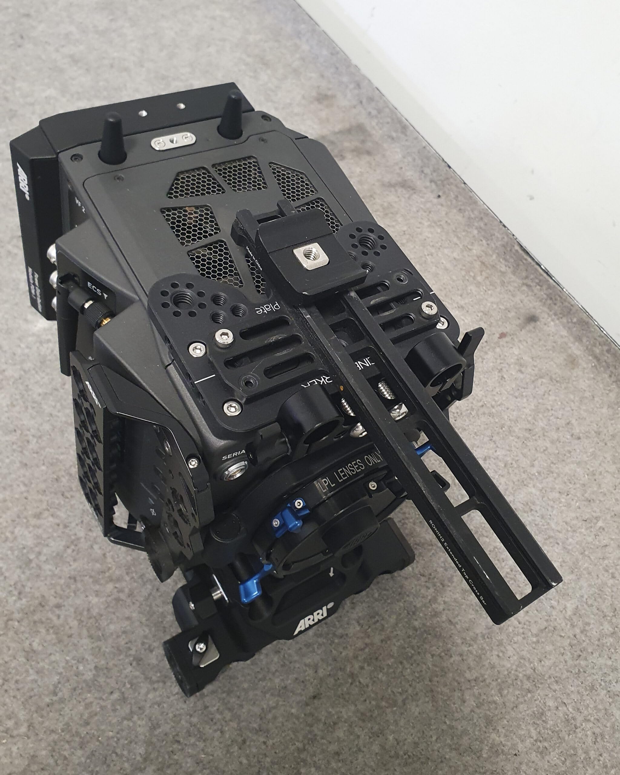 Adaptador de soporte de extensión cuadrado de 3/8 pulgadas para cámara ARRI RED Vaxis transmisión de imagen