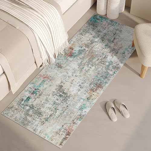 ROYHOME Modern Abstract Runner Rug 2x5 Colorful