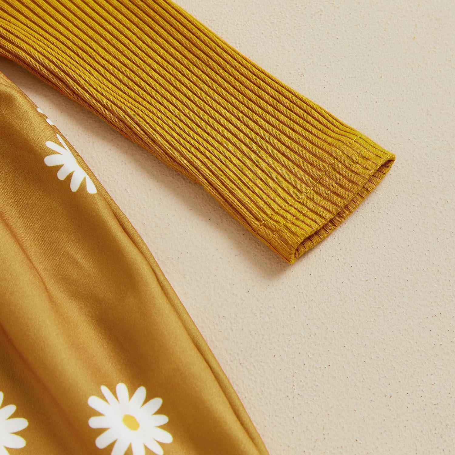 fhutpw Baby Toddler Girl Dress Fall Knitted Long Sleeves Casual Daisy Dresses for Girls 6 12 18 Months 2T 3T Outfits - Image 7