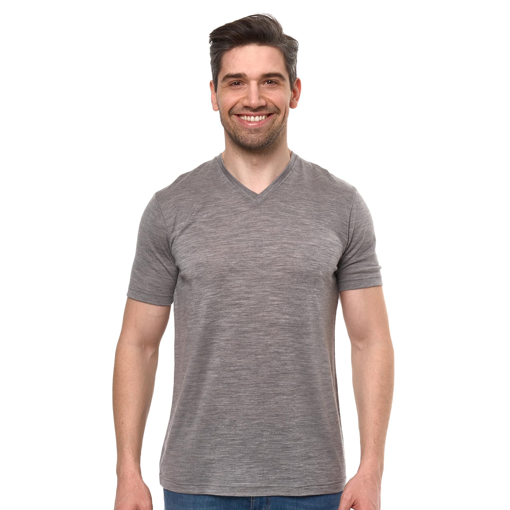 Merino.tech Camiseta Interior de Lana Merino 100% para Hombre