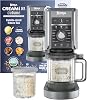Ninja NC501 CREAMi Deluxe 11-in-1 Ice Cream and Ice Cream for Ice Cream Sorbets Smoothies Frozen Drinks and More 11 Programs with 2 XL Pint Containers Family Size Perfect for kids silver