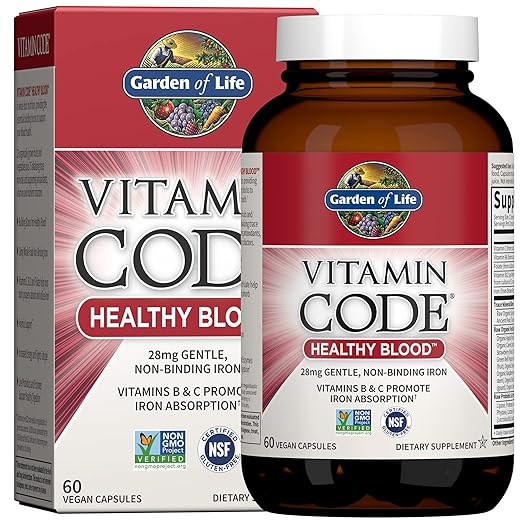 Garden of Life Vitamin Code Healthy Blood Capsules
