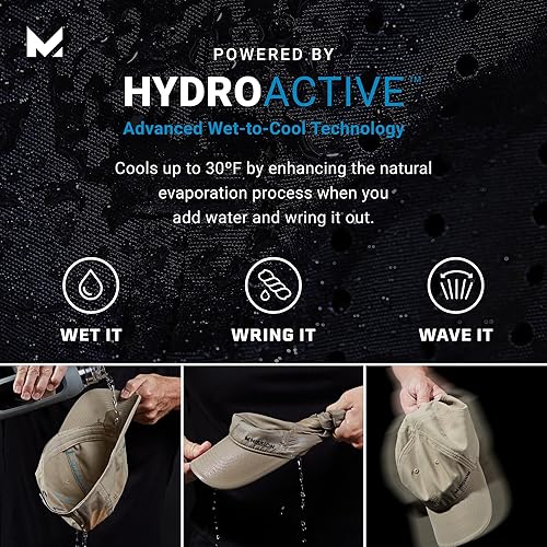 Miniatura 5 de MISSION Cooling Apex Hat - Unisex Baseball Cap - Lightweight & Adjustable - Cools Up to 2 Hours - UPF 50 Sun Protection