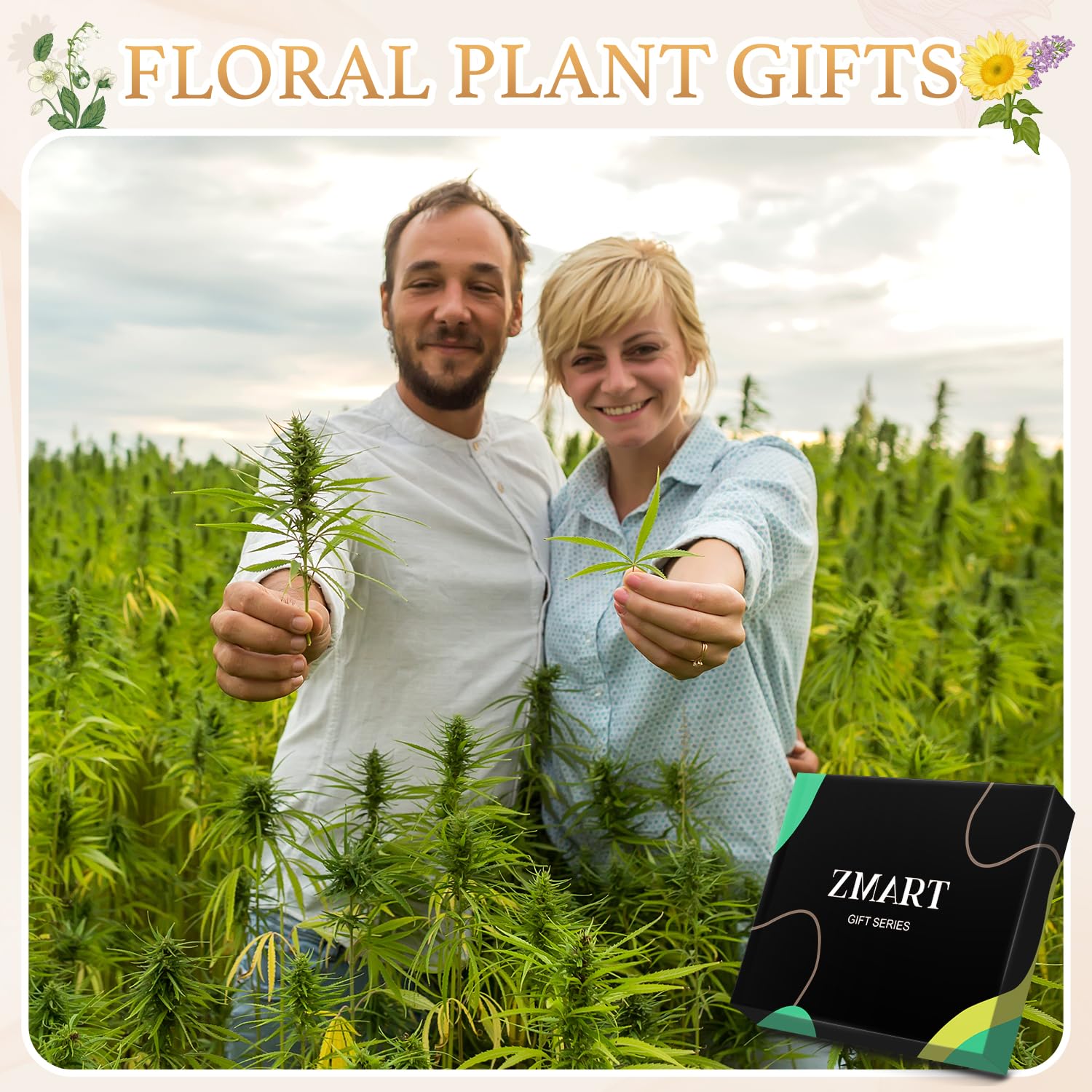 Zmart Weed Gifts for Adult - Weed Marijuana Socks for Women Men, Marijuana Cannabis Gifts
