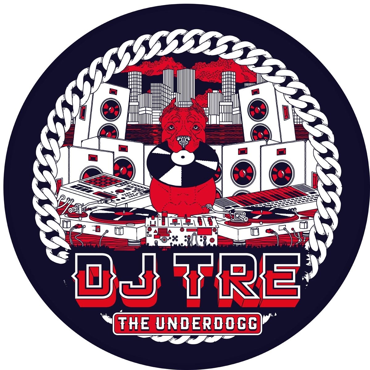 DJ Tre Underdogg 12"" vinyl UK Hyperdub 2017 in die cut company sleeve brand new